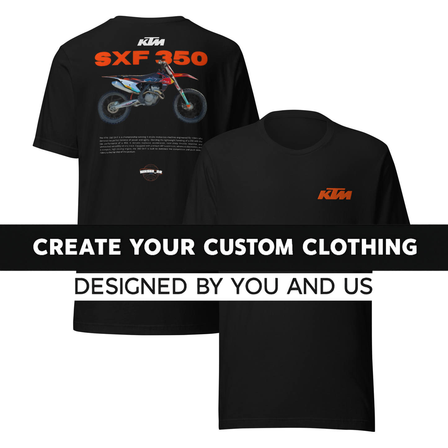SEMI CUSTOM BIKE T-SHIRT
