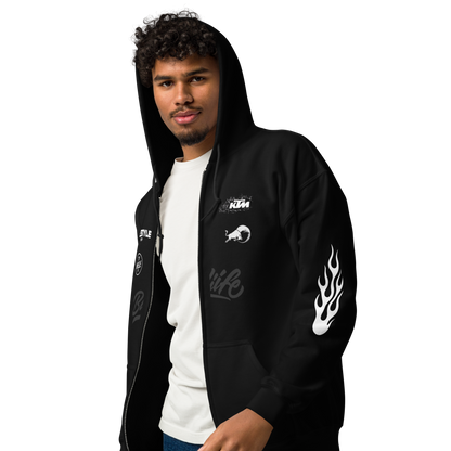RACING BIKE ZIP HOODIE